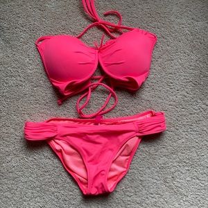 Pretty pink bikini!!